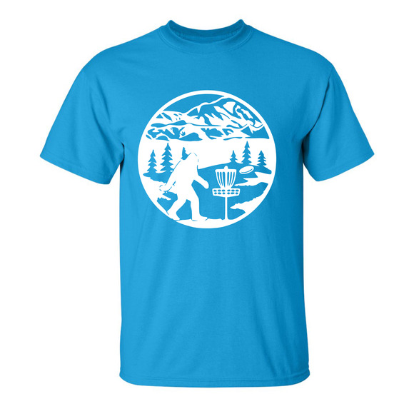 Disc Golf T Shirt SASQUATCH MOUNTAINS Discgolfer Discgolfing Shirt - Picture 14 of 16